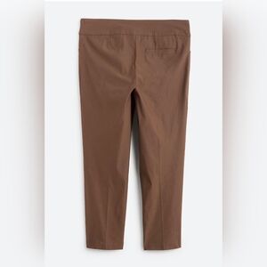 Tribal Fia High Rise Straight Pull On Brown Trouser
